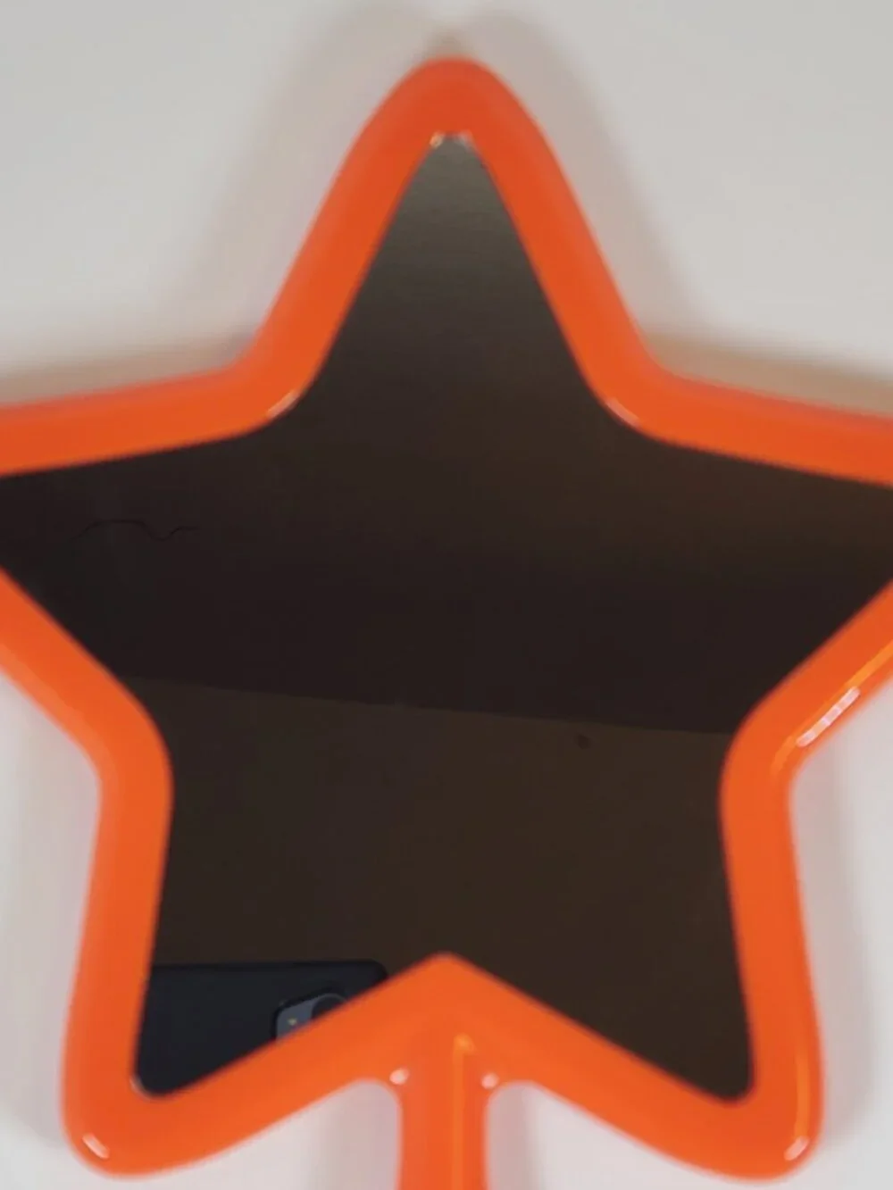 Jeffree Star Orange & Black Halloween Personal Hand Mirror Halloween Exclusive